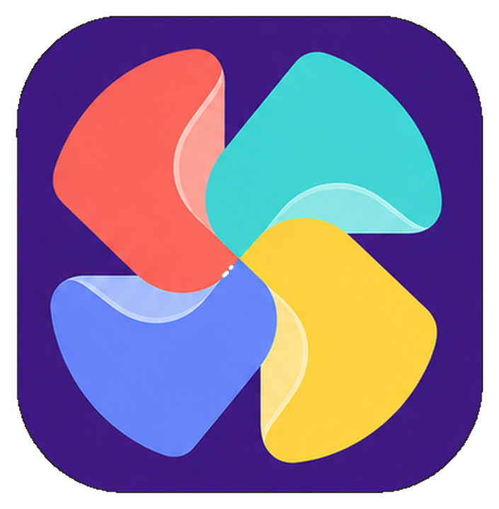 Pinwheel App Icon, raster input